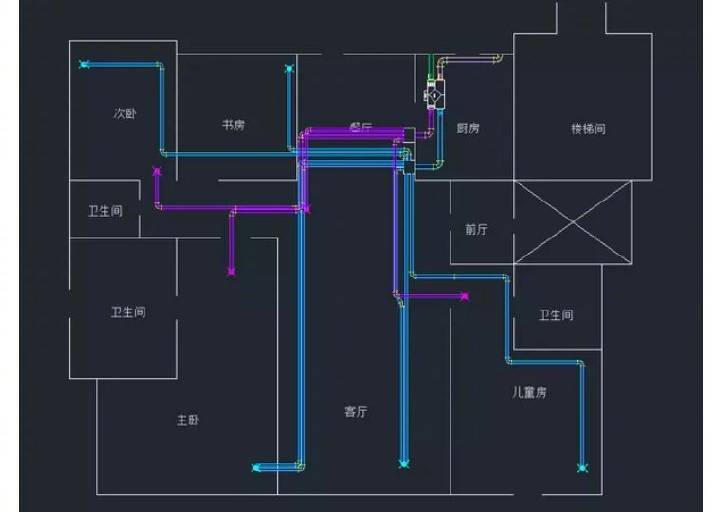 品牌案例|博樂新風(fēng)：160㎡的平層可以這樣裝新風(fēng)系統(tǒng)